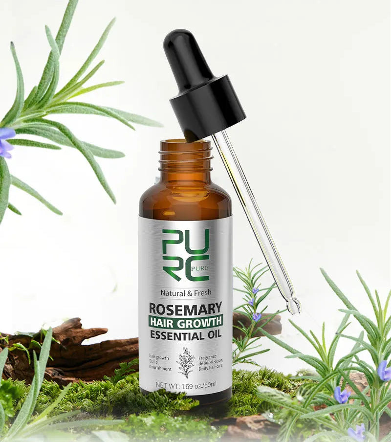 Natürliches Haarwuchs-Serum mit Rosmarin & Ingwer – Für Männer & Frauen